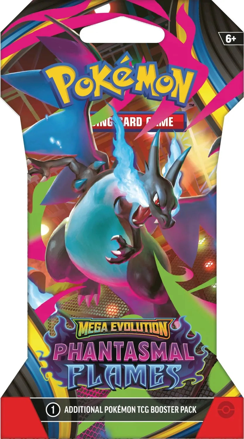 Pokémon Mega Evolution: Phantasmal Flames - Sleeved Booster Pack