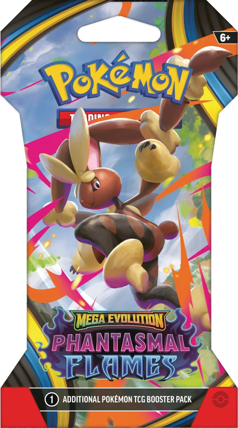 Pokémon Mega Evolution: Phantasmal Flames - Sleeved Booster Pack