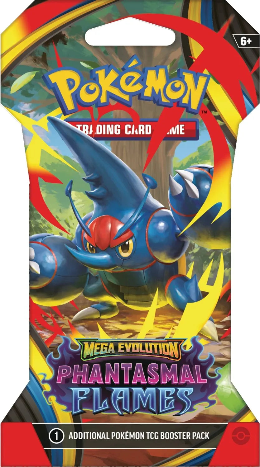 Pokémon Mega Evolution: Phantasmal Flames - Sleeved Booster Pack